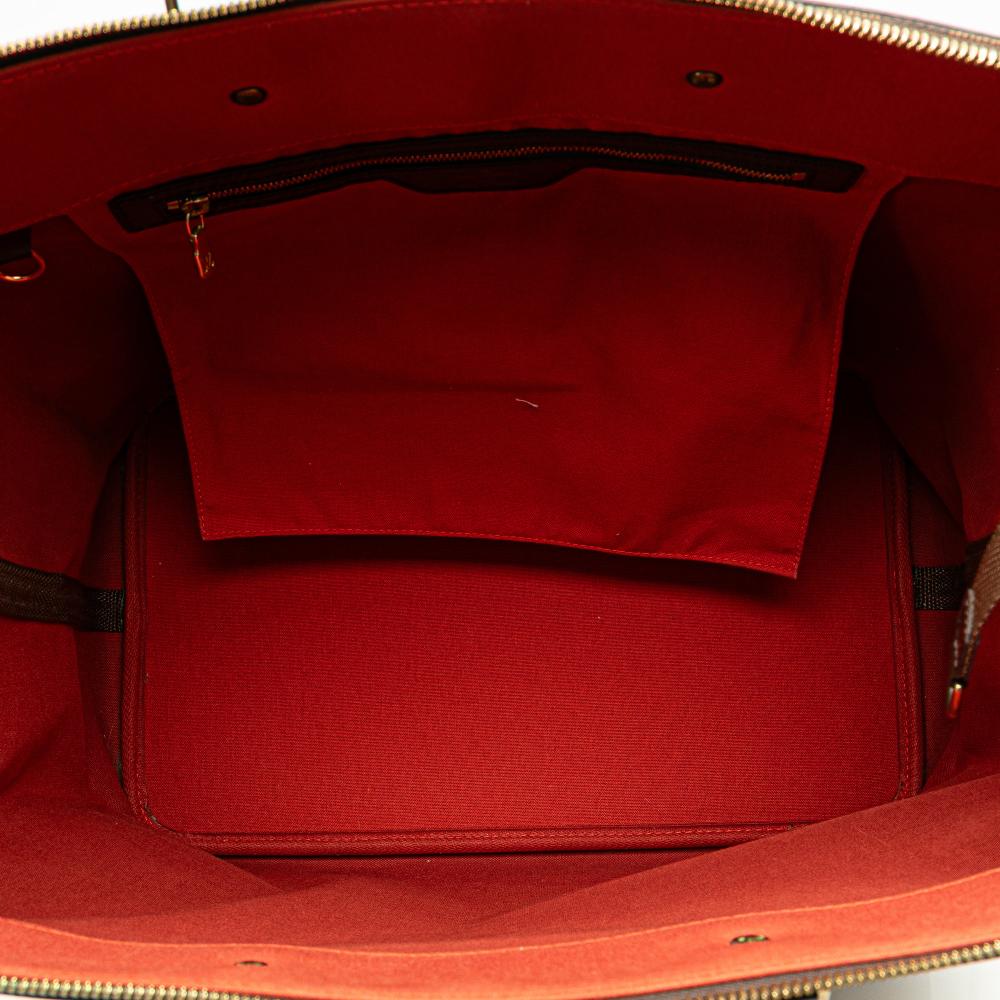 Louis Vuitton B Louis Vuitton Brown Damier Canvas Canvas Damier Ebene Greenwich PM France