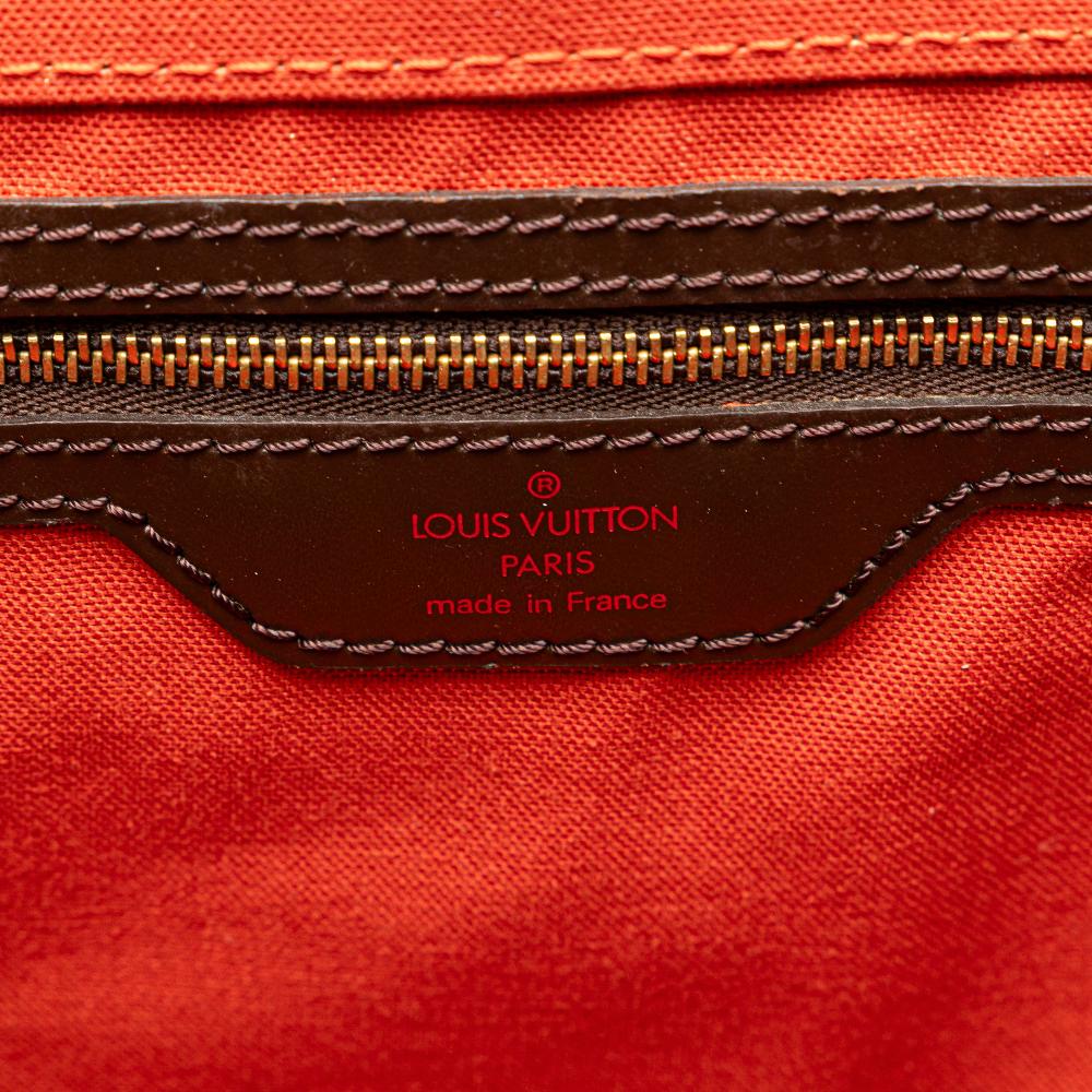 Louis Vuitton B Louis Vuitton Brown Damier Canvas Canvas Damier Ebene Greenwich PM France