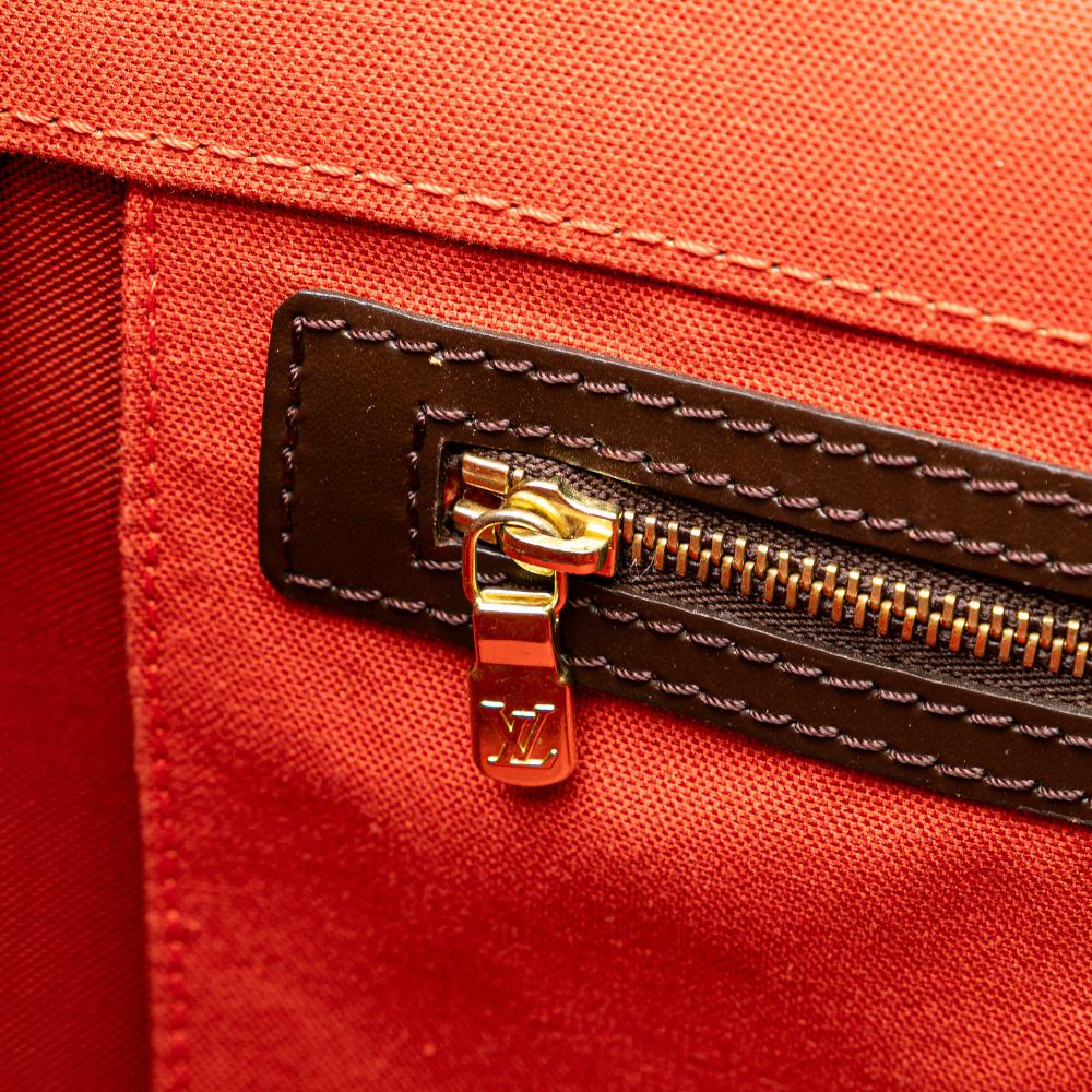 Louis Vuitton B Louis Vuitton Brown Damier Canvas Canvas Damier Ebene Greenwich PM France