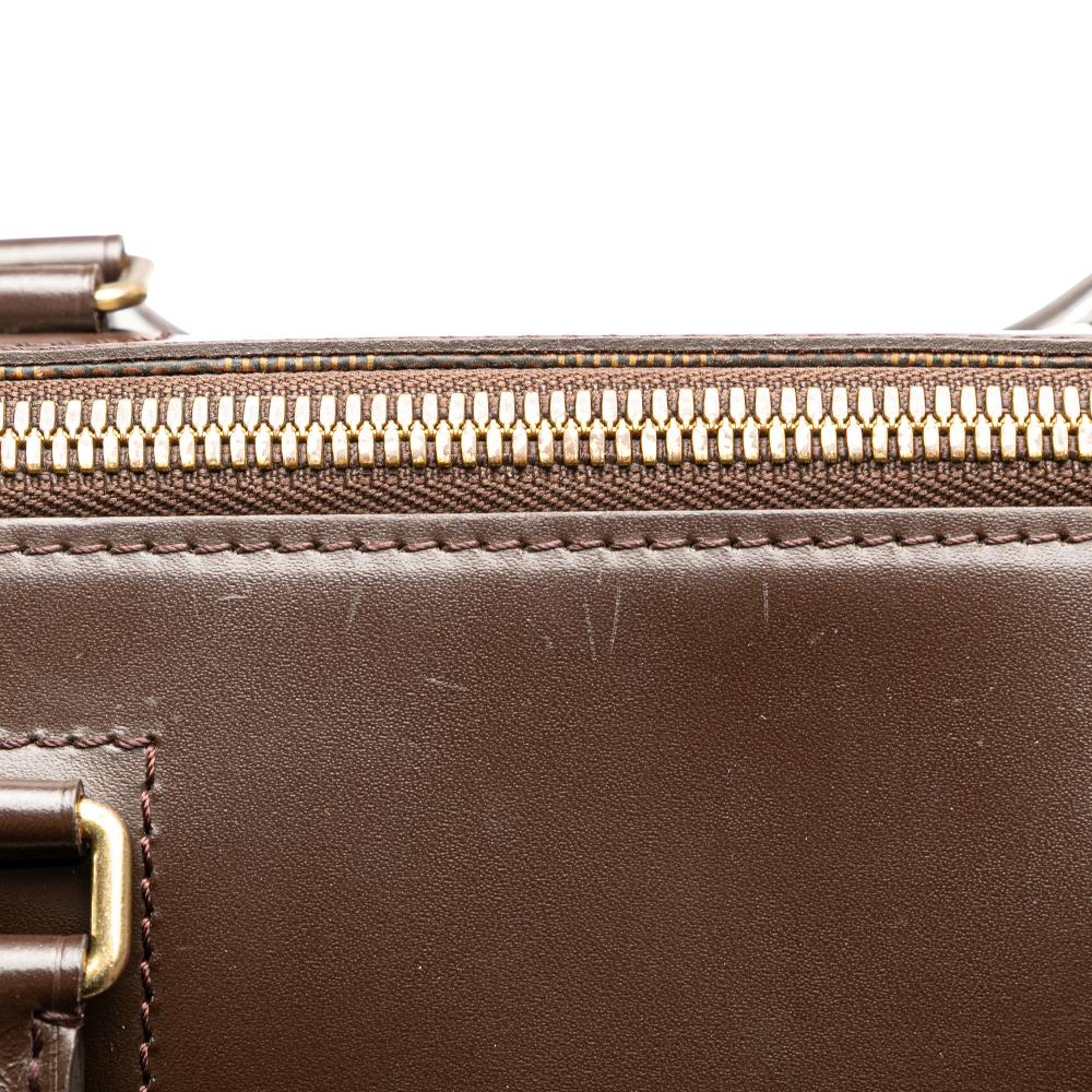 Louis Vuitton B Louis Vuitton Brown Damier Canvas Canvas Damier Ebene Greenwich PM France