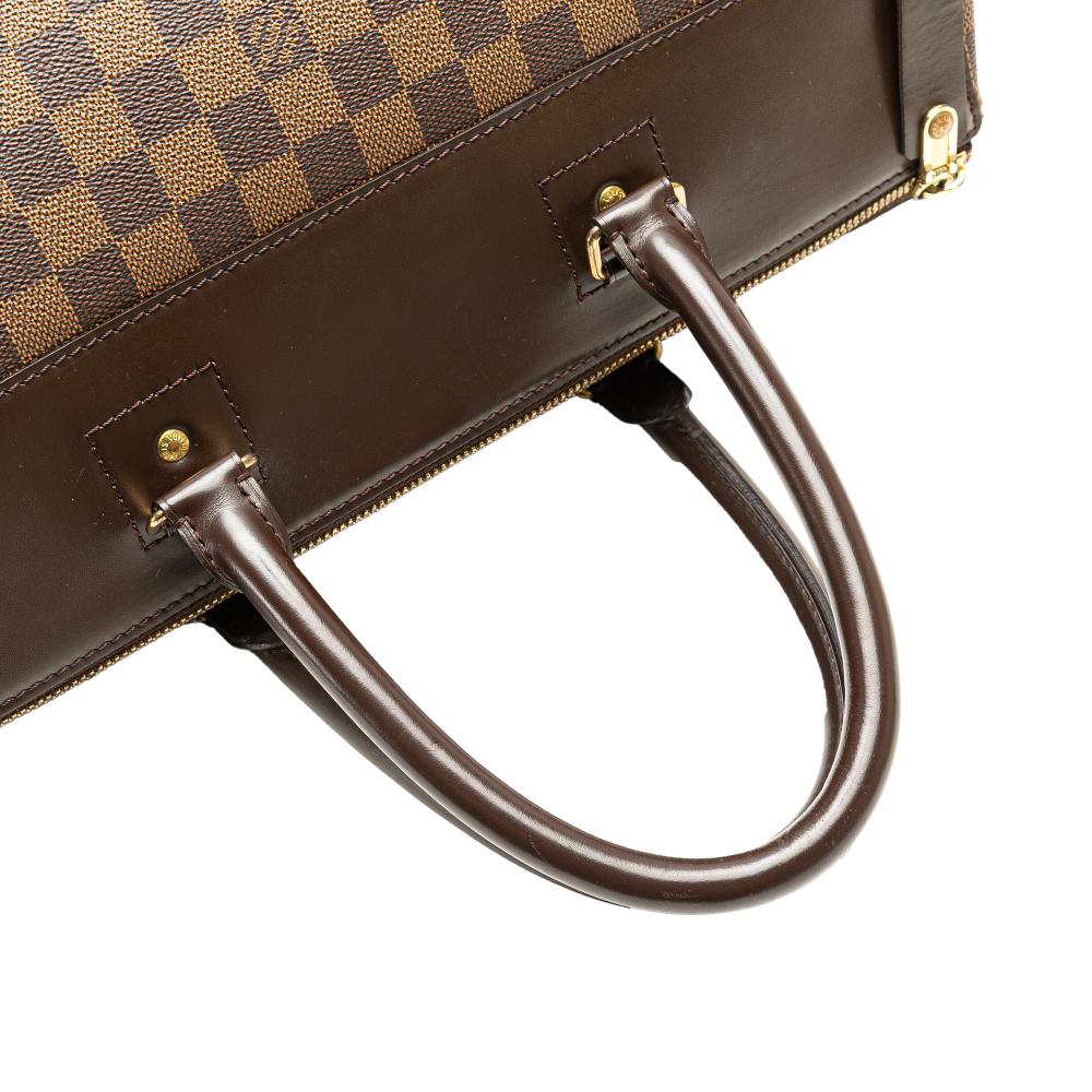 Louis Vuitton B Louis Vuitton Brown Damier Canvas Canvas Damier Ebene Greenwich PM France