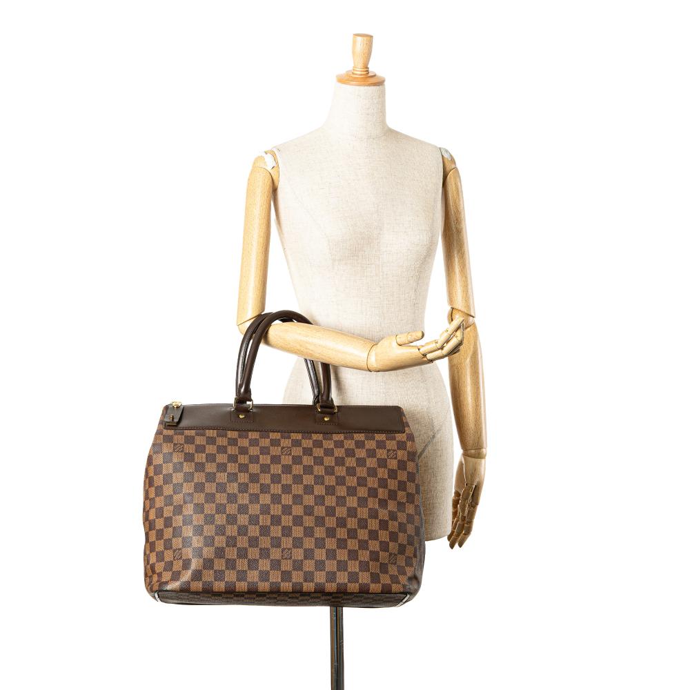 Louis Vuitton B Louis Vuitton Brown Damier Canvas Canvas Damier Ebene Greenwich PM France