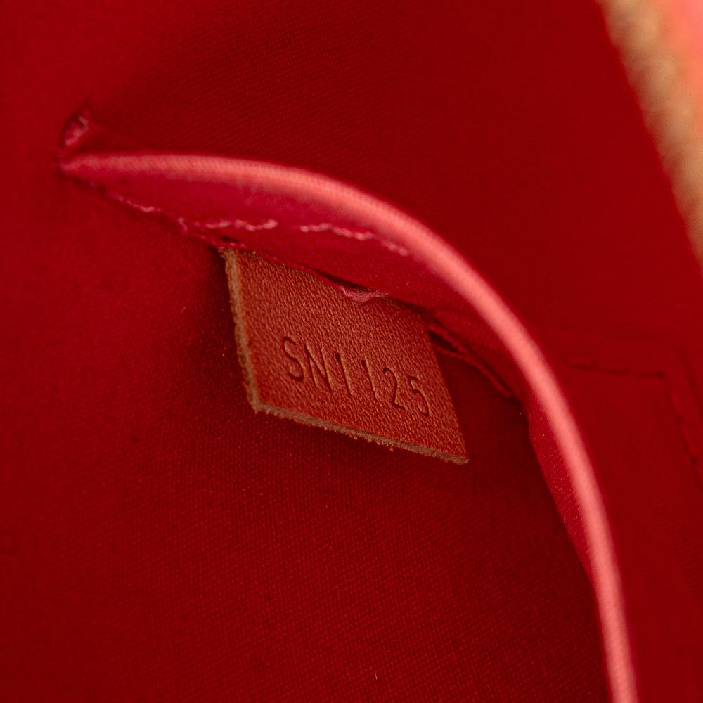 Louis Vuitton B Louis Vuitton Orange Vernis Leather Leather Monogram Vernis Alma BB France