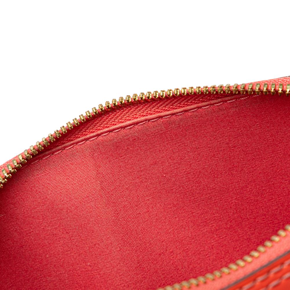 Louis Vuitton B Louis Vuitton Orange Vernis Leather Leather Monogram Vernis Alma BB France