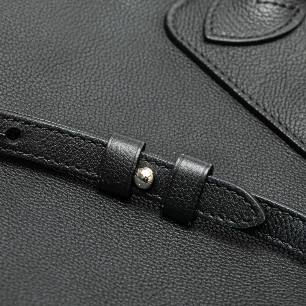 Louis Vuitton B Louis Vuitton Black Calf Leather Taurillon Lockme Backpack France