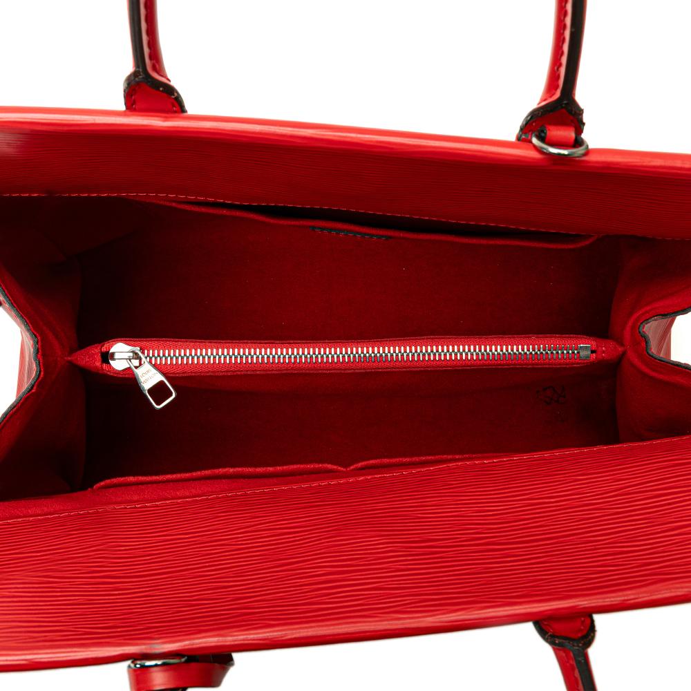 Louis Vuitton B Louis Vuitton Red Epi Leather Leather Epi Marly MM France