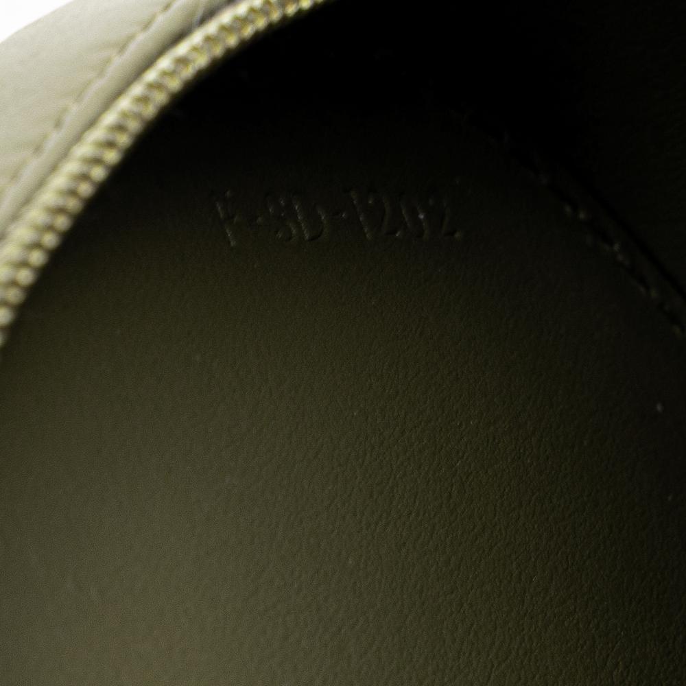 Celine AB Celine Green Olive Green Calf Leather Small skin Cuir Triomphe Oval Crossbody Italy
