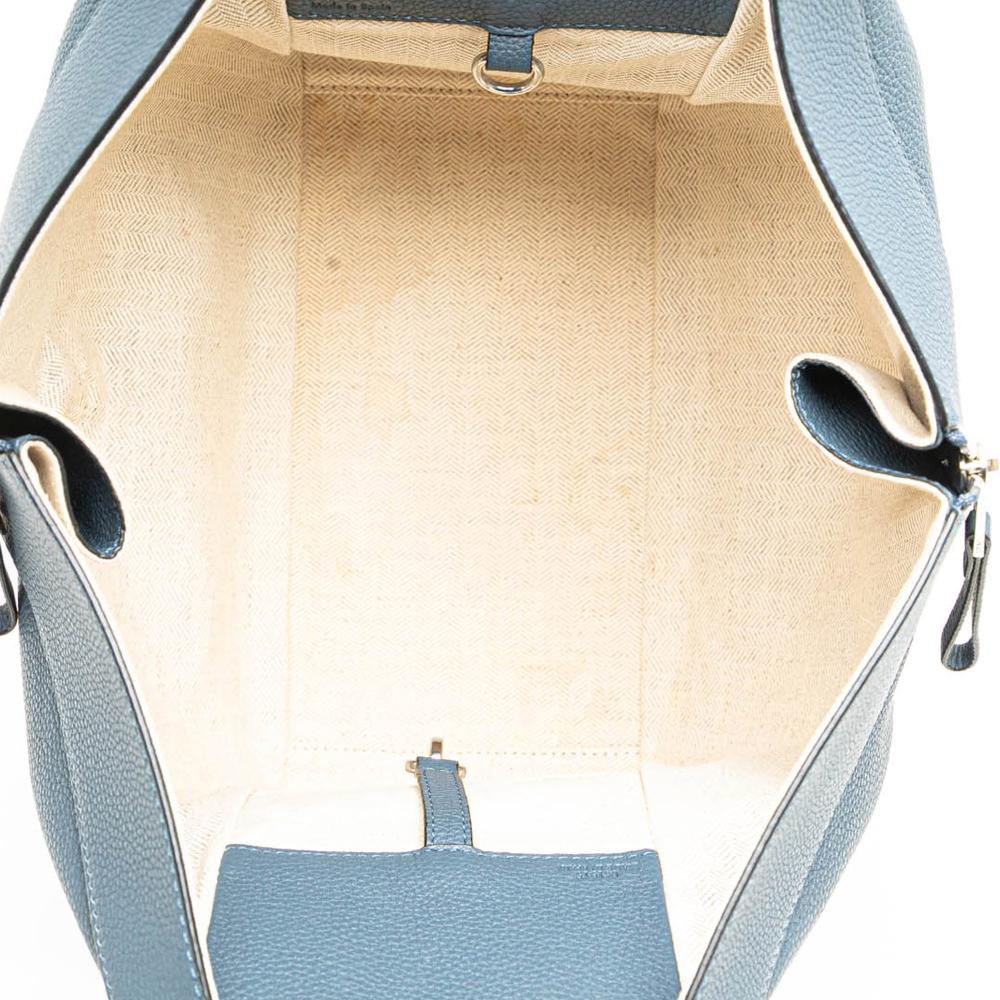 Loewe B LOEWE Blue Calf Leather Small Hammock Bag Spain