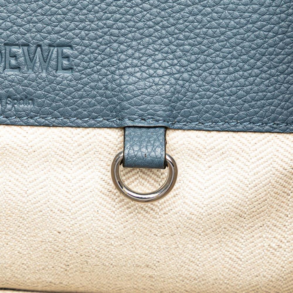 Loewe B LOEWE Blue Calf Leather Small Hammock Bag Spain