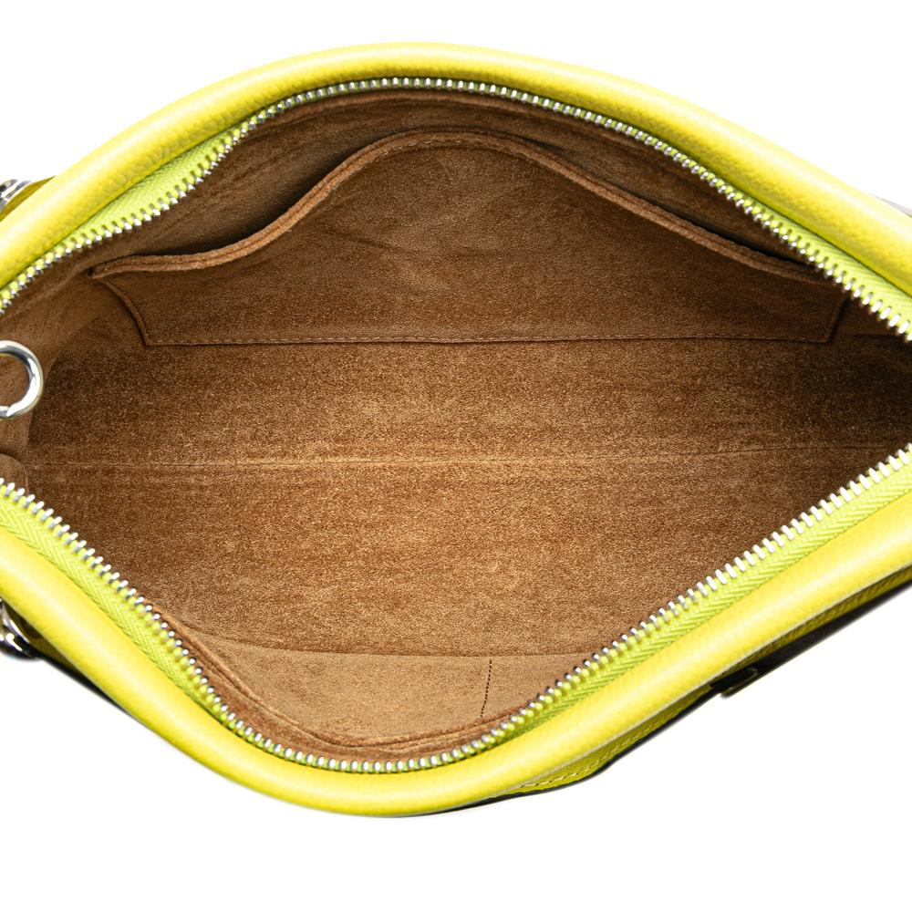 Loewe B LOEWE Yellow Neon Yellow Calf Leather Small Missy Satchel Spain