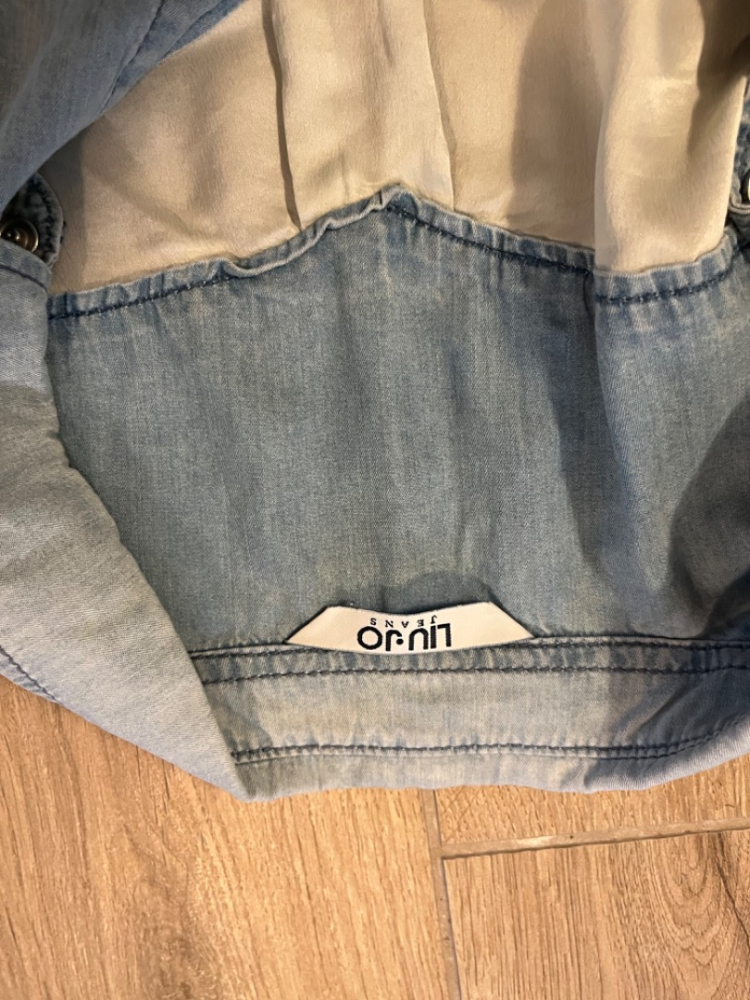 LIUJO Bluse aus Jeans und Seide