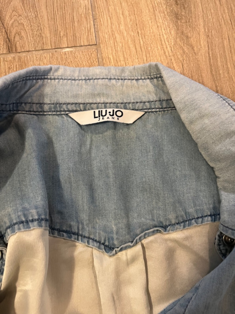 LIUJO Bluse aus Jeans und Seide
