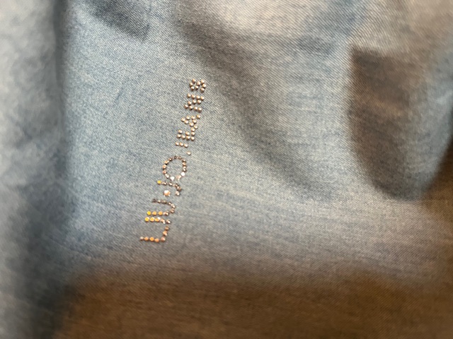 LIUJO Bluse aus Jeans und Seide