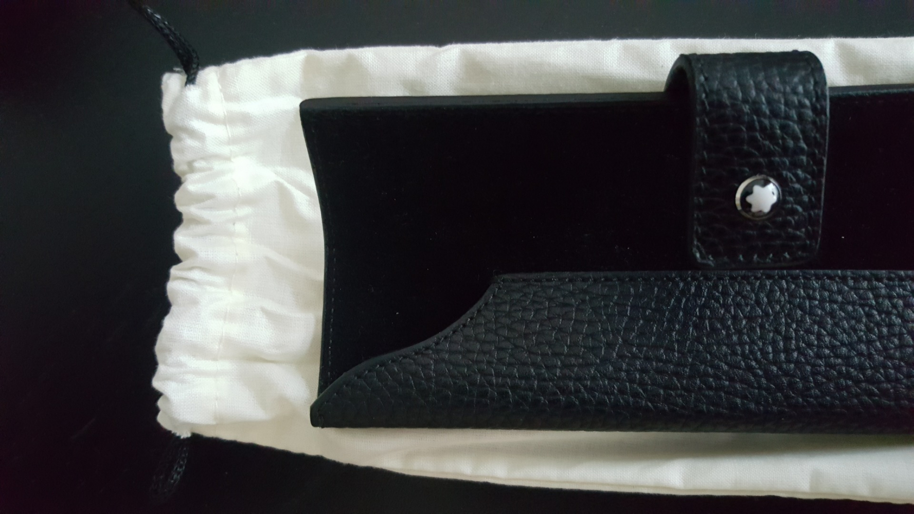 Montblanc (Brand new!) Montblanc case for 1 leather writing instrument