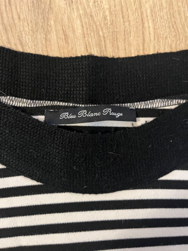 Bleu Blanc Rouge plaid-effect top