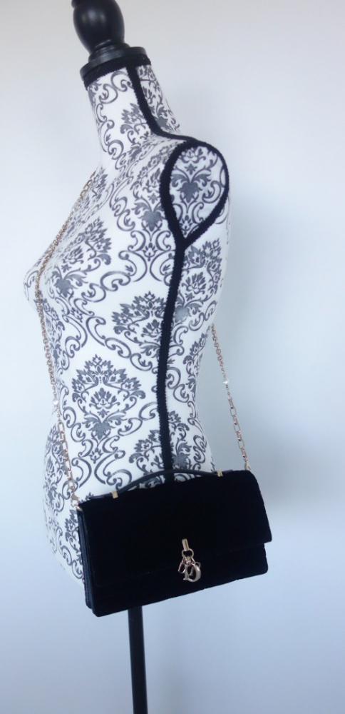 Dior Sac My Dior velours noir 2025