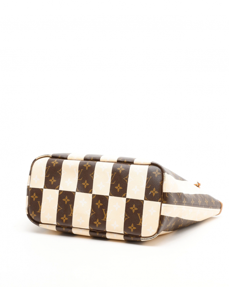 Louis Vuitton Monogram Rayures Neverfull MM Bag