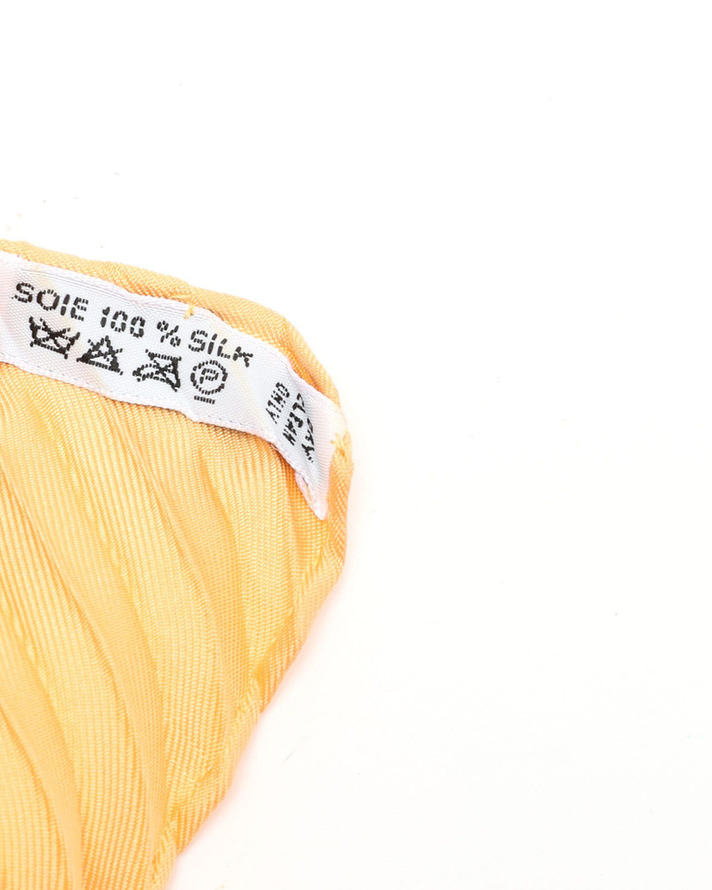 Hermès 140 Pleated Silk Scarf