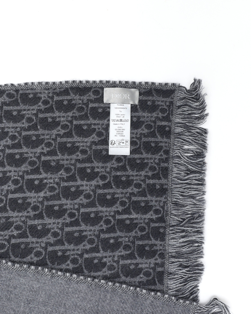 Christian Dior Oblique Wool Scarf