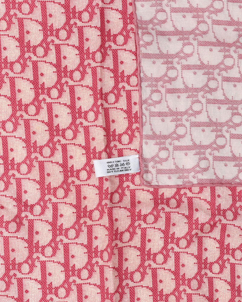 Christian Dior 65 Oblique Slik Scarf