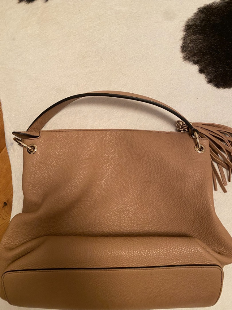 Gucci Soho Tassel Hobo Bag Beige