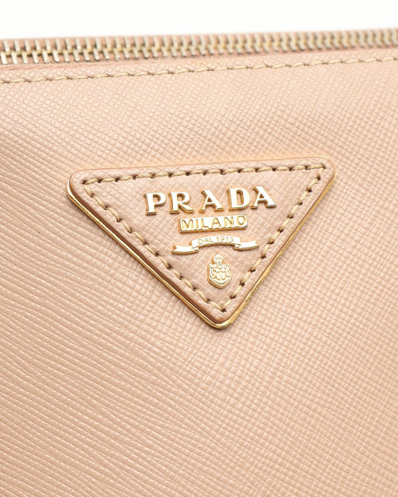 Prada Large Saffiano Lux Galleria Double Zip Bag