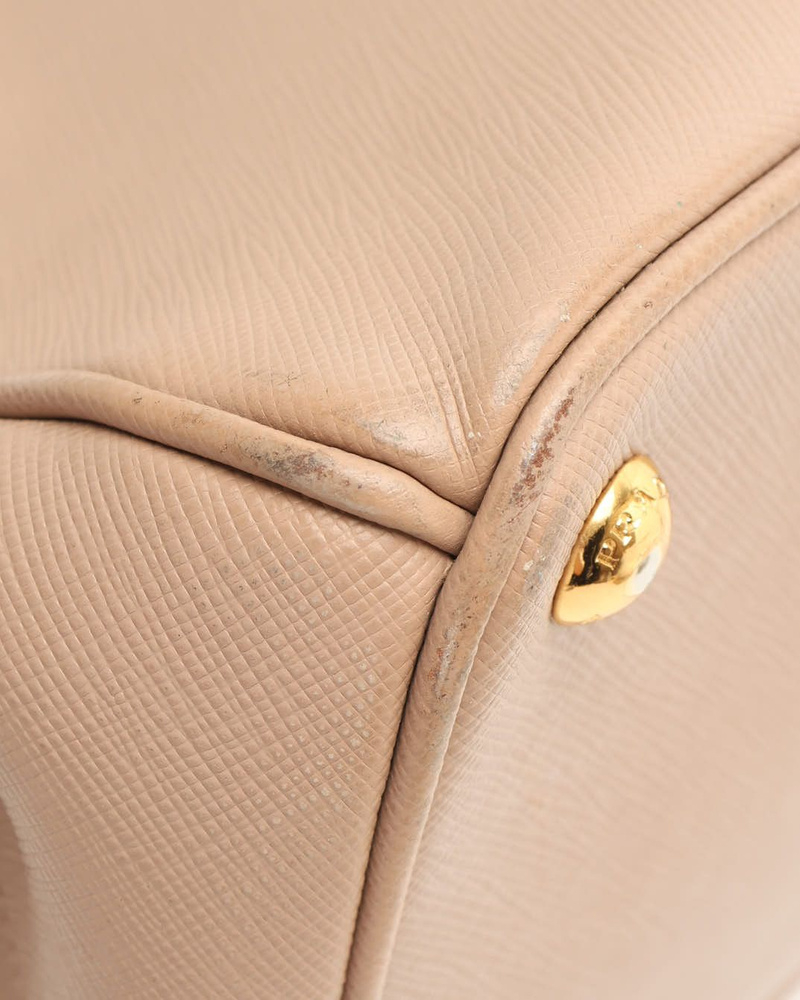 Prada Large Saffiano Lux Galleria Double Zip Bag