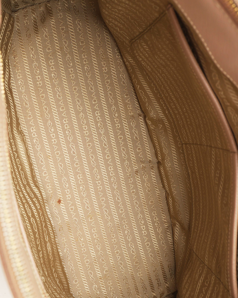 Prada Large Saffiano Lux Galleria Double Zip Bag