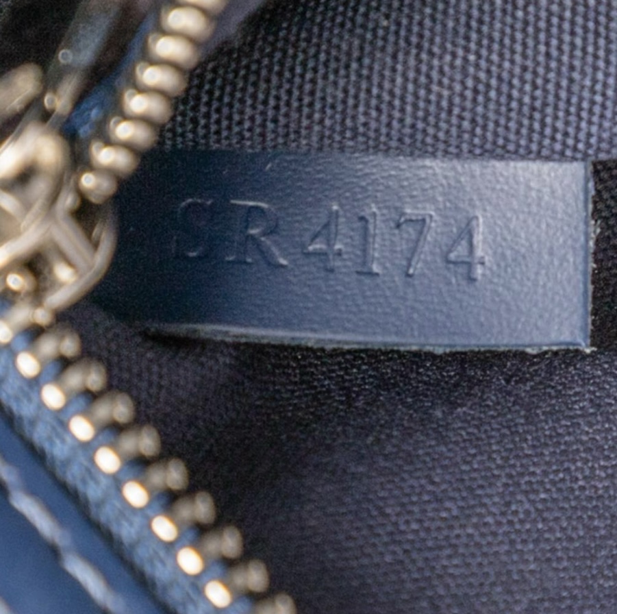 Louis Vuitton B Louis Vuitton Blue Navy Epi Leather Leather Epi Brea MM France