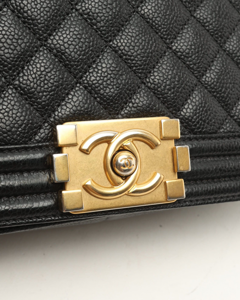 Chanel Caviar Medium Boy Bag