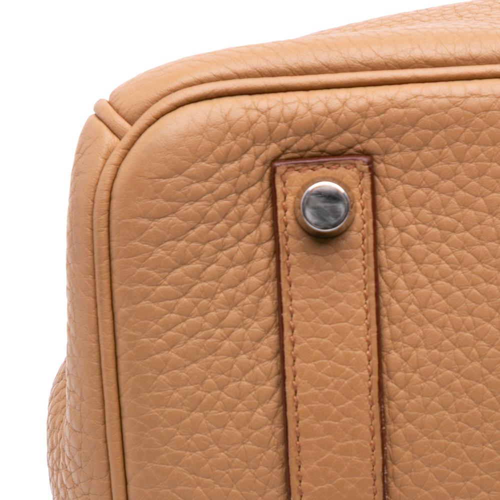 Hermès B Hermès Brown Light Brown Calf Leather Togo Birkin Retourne 35 France