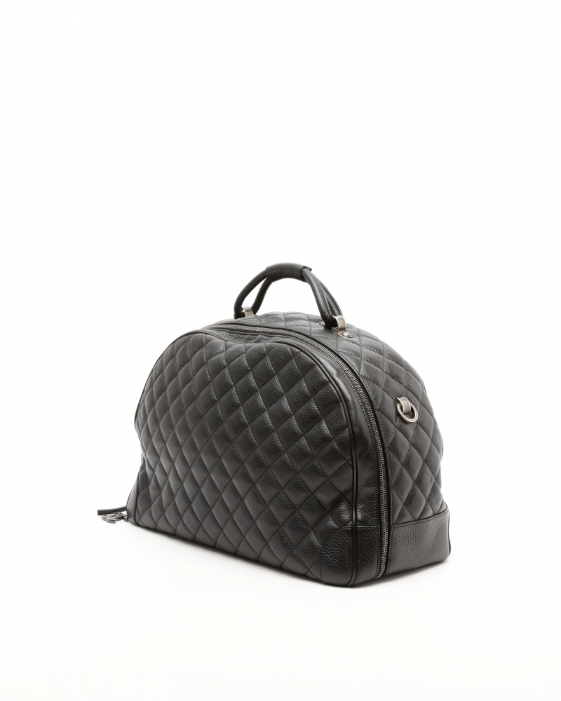 Chanel Caviar Airlines Round Trip Bowling Weekend Bag