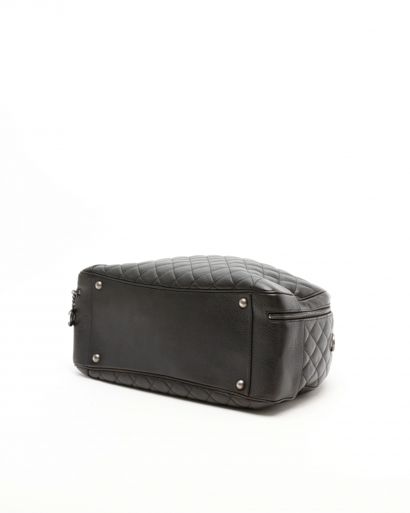 Chanel Caviar Airlines Round Trip Bowling Weekend Bag