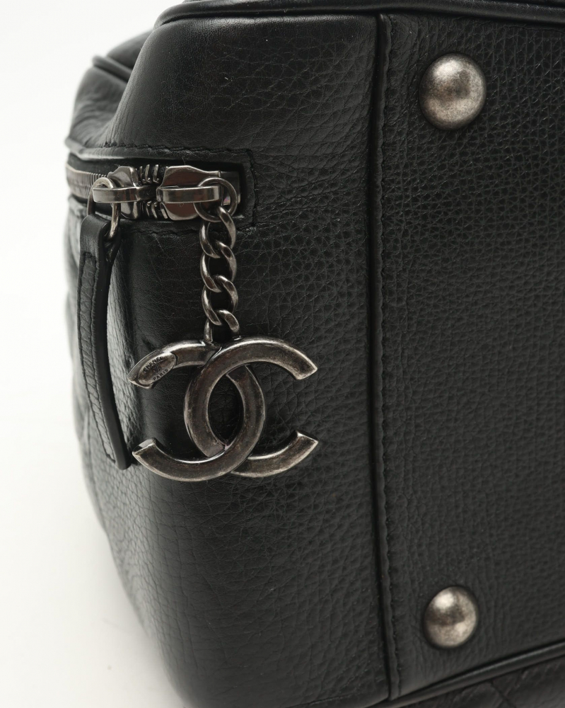 Chanel Caviar Airlines Round Trip Bowling Weekend Bag