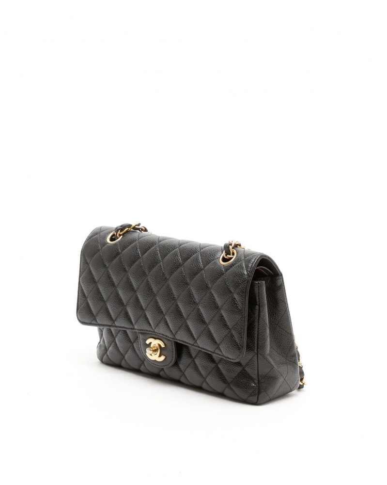 Chanel Classic Medium Caviar Double Flap Bag