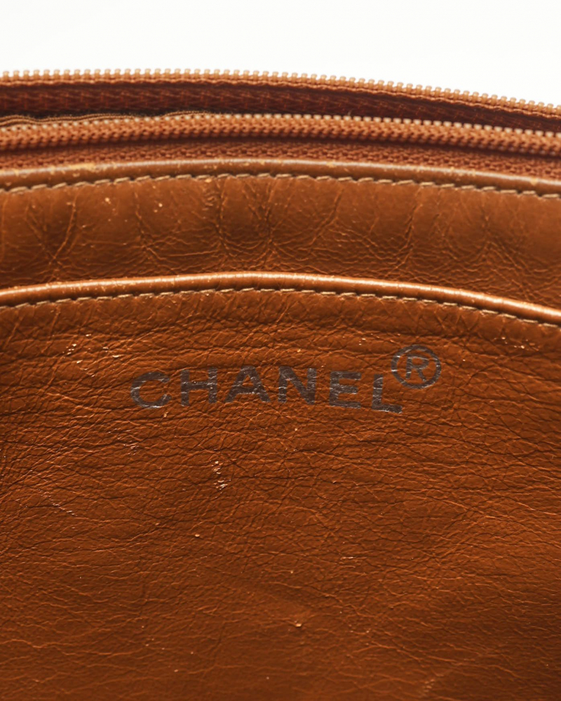 Chanel Suede CC Shoulder Bag