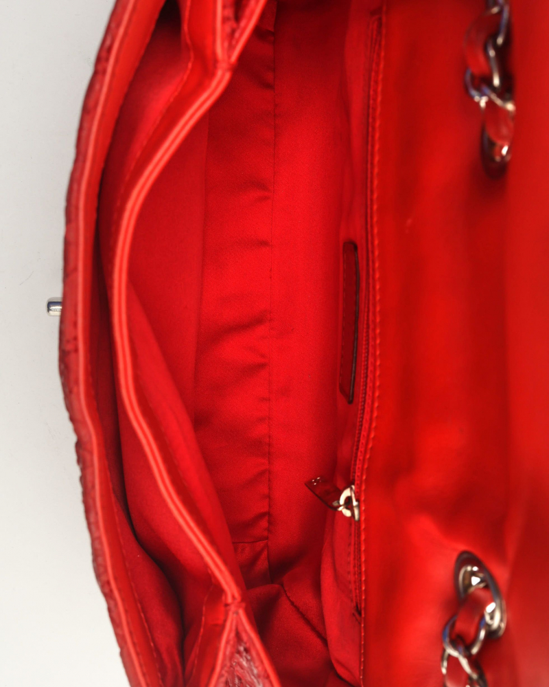 Chanel Classic Medium Python Ultimate Stitch Single Flap Bag