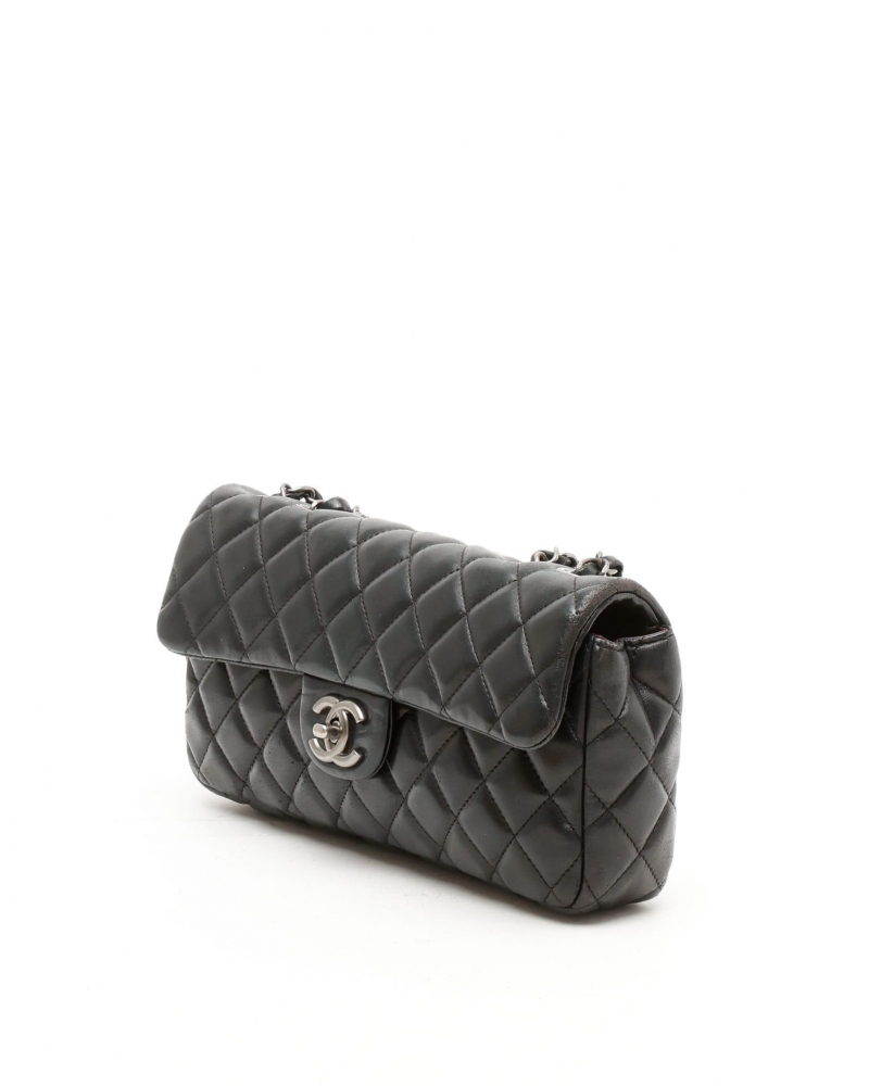 Chanel Classic East West Single Flap Bag