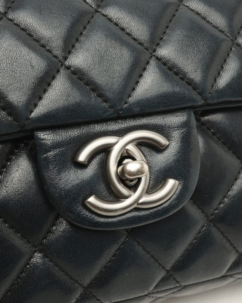 Chanel Classic East West Single Flap Bag