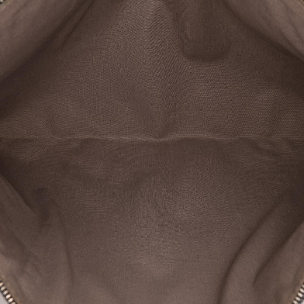 Bottega Veneta AB Bottega Veneta Black Calf Leather Intrecciato Trimmed Clutch Italy