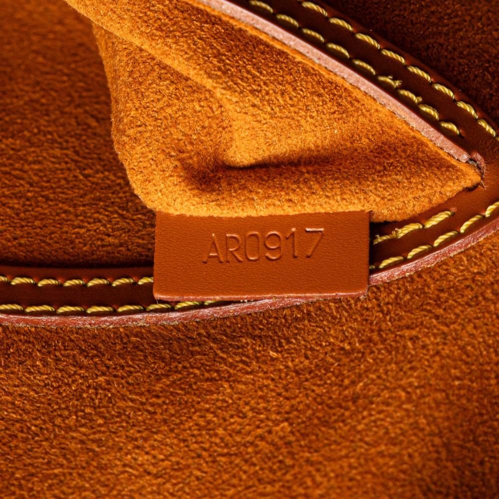 Louis Vuitton B Louis Vuitton Brown Epi Leather Leather Epi Alma PM France