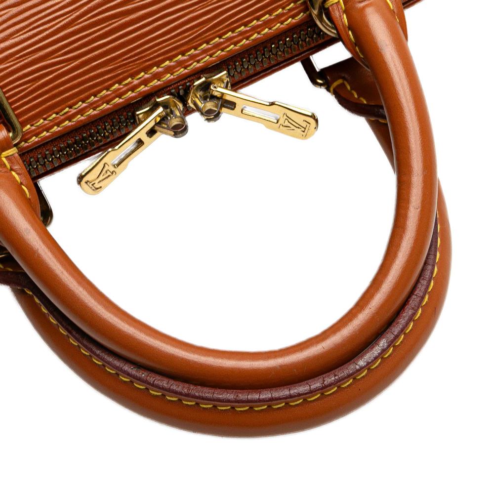Louis Vuitton B Louis Vuitton Brown Epi Leather Leather Epi Alma PM France