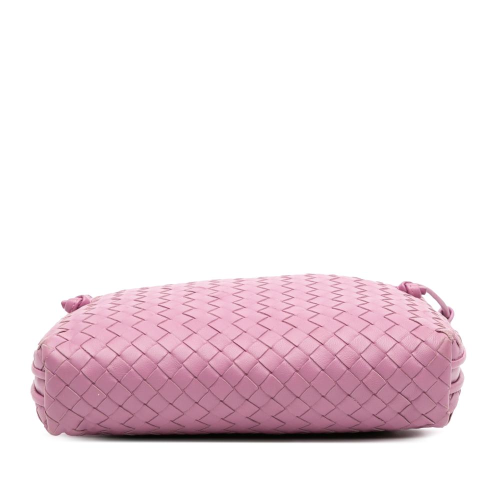 Bottega Veneta B Bottega Veneta Pink Nappa Leather Leather Nappa Intrecciato Nodini Crossbody Italy