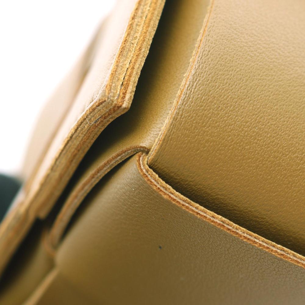 Bottega Veneta AB Bottega Veneta Brown Camel Nappa Leather Leather Candy Nappa Intrecciato Cassette Crossbody Italy