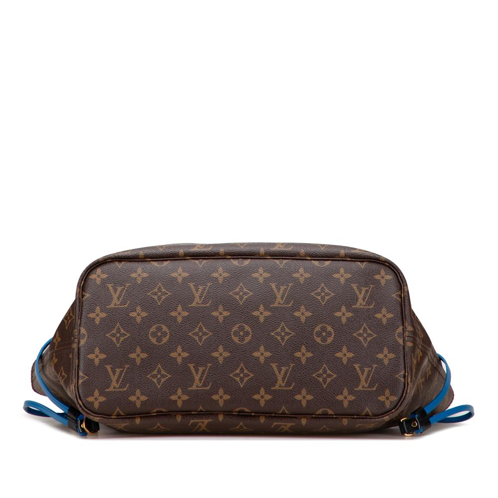 Louis Vuitton AB Louis Vuitton Brown Monogram Canvas Fabric Monogram Totem Neo Neverfull MM Spain