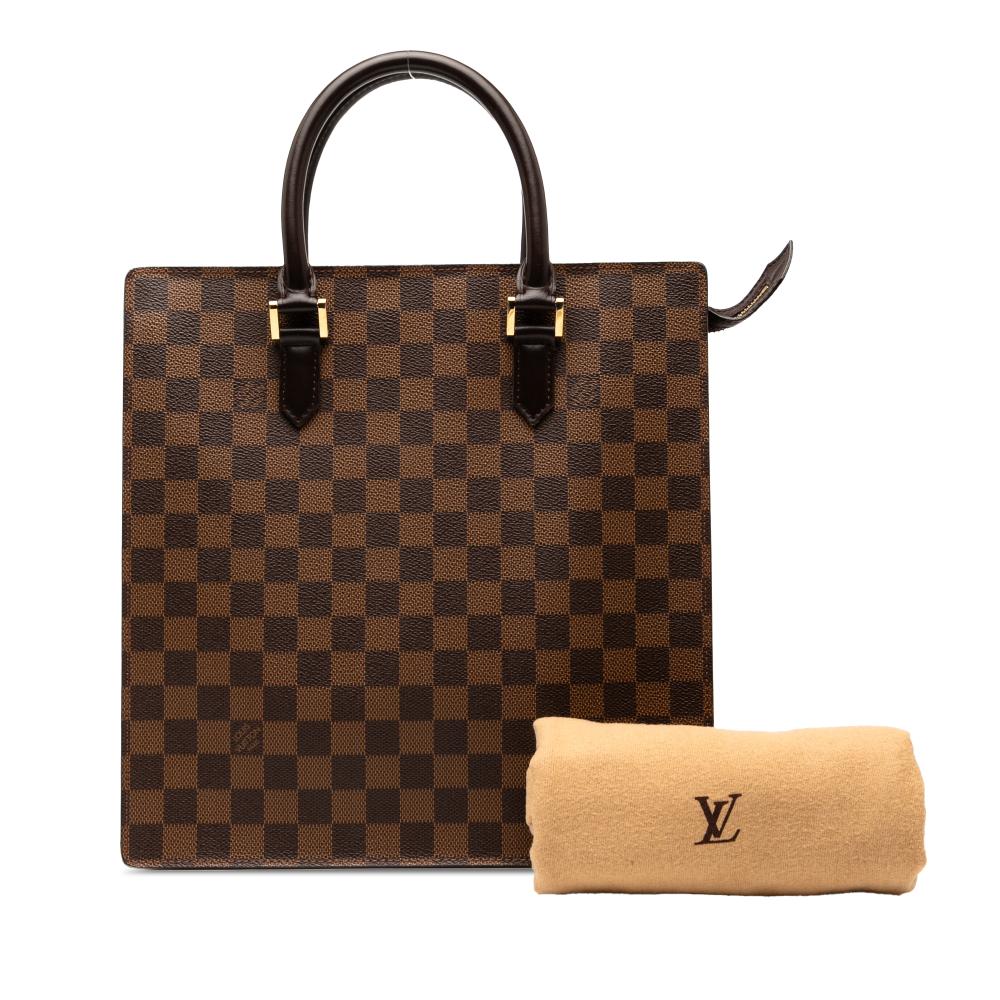 Louis Vuitton B Louis Vuitton Brown Damier Canvas Fabric Damier Ebene Venice Sac Plat France