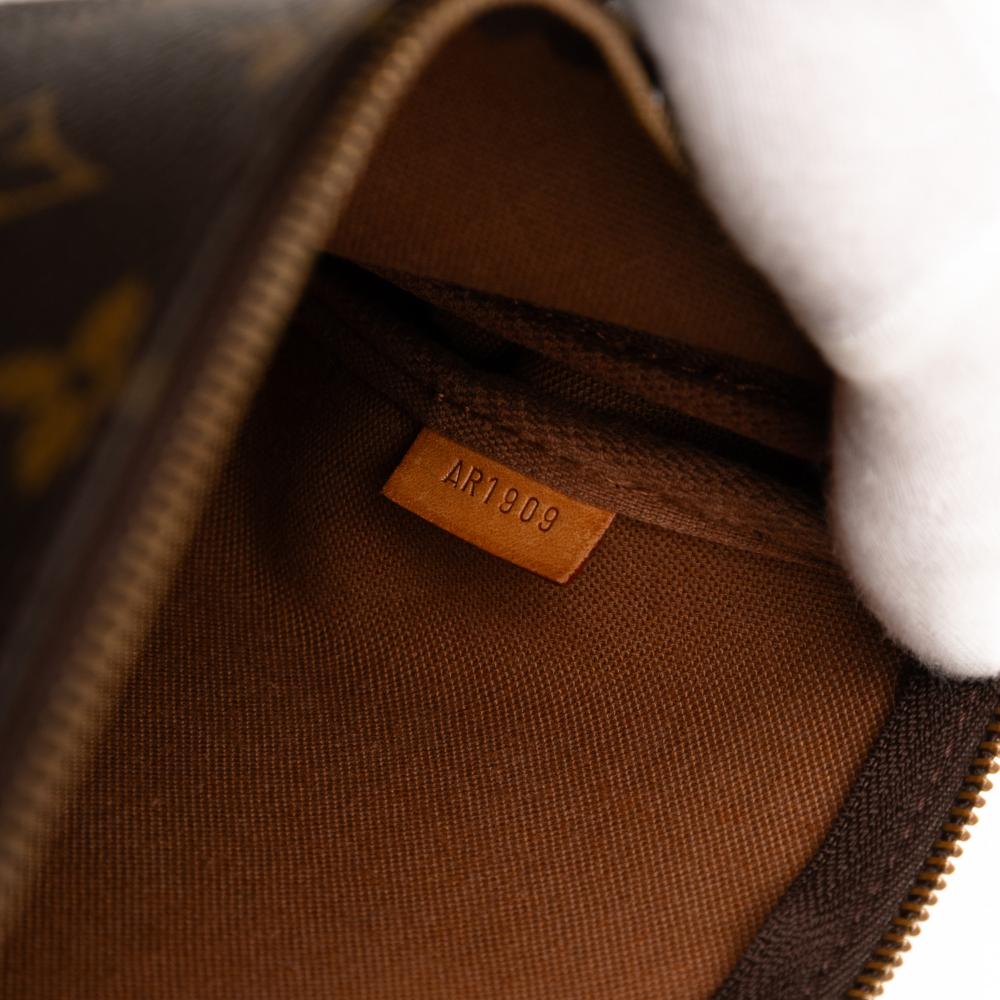 Louis Vuitton B Louis Vuitton Brown Monogram Canvas Fabric Monogram Pochette Accessoires France