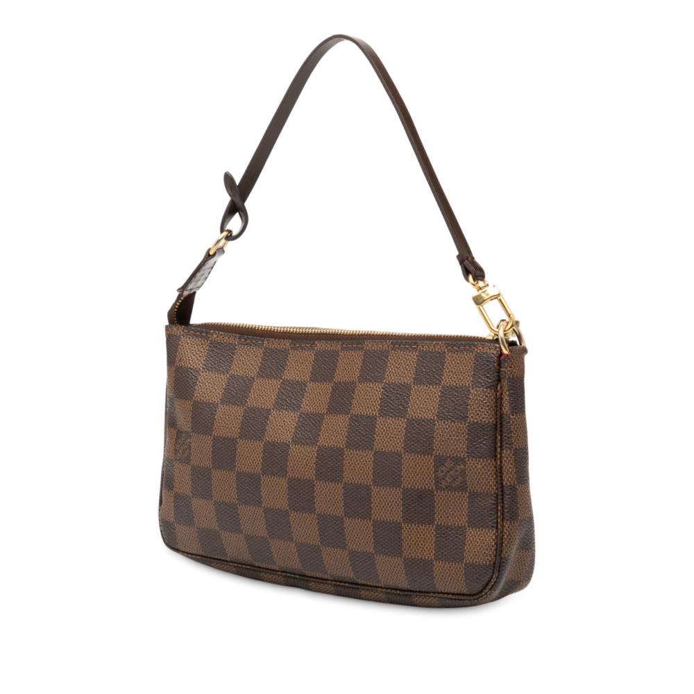 Louis Vuitton B Louis Vuitton Brown Damier Canvas Fabric Damier Ebene Pochette Accessoires Spain