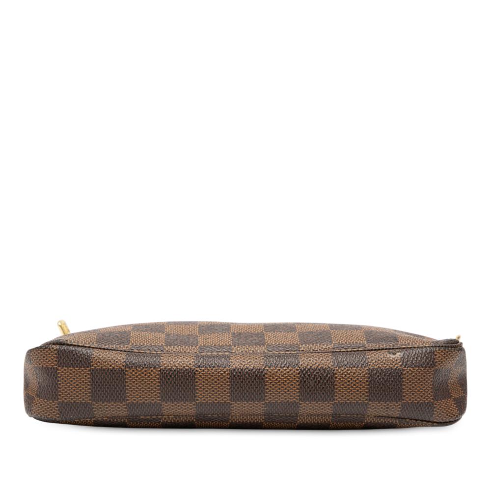 Louis Vuitton B Louis Vuitton Brown Damier Canvas Fabric Damier Ebene Pochette Accessoires Spain