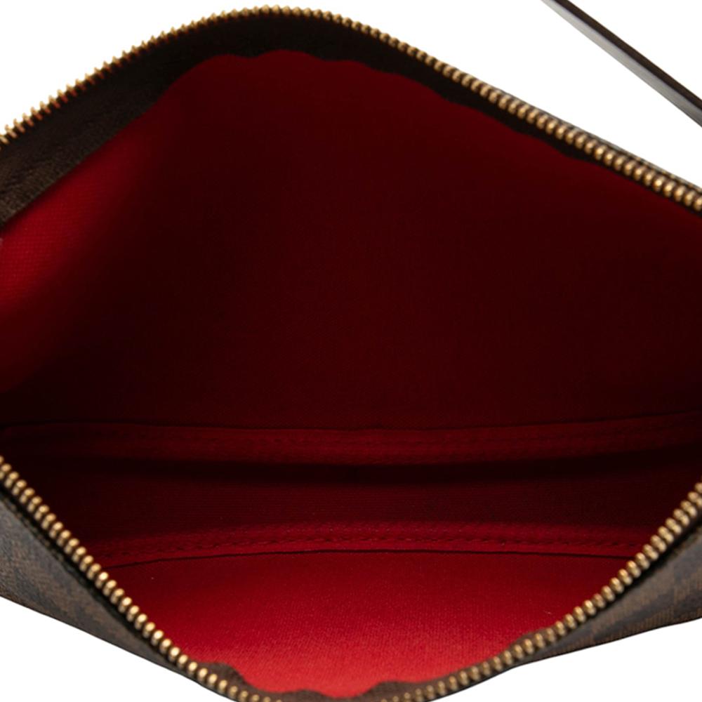 Louis Vuitton B Louis Vuitton Brown Damier Canvas Fabric Damier Ebene Pochette Accessoires Spain